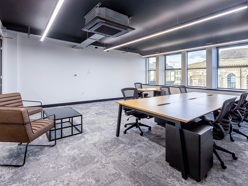Each Suite comes furnished, what is included in this?