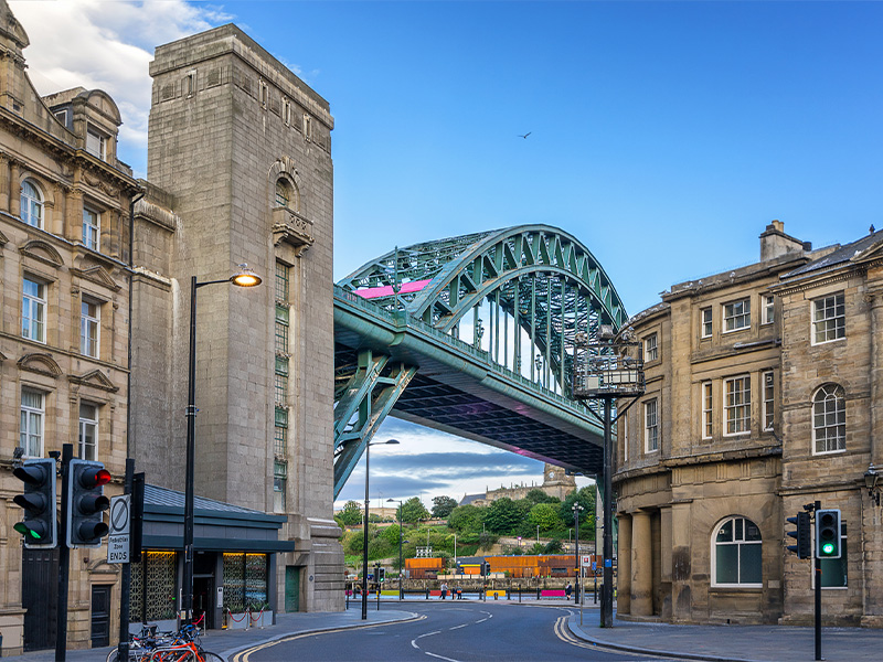 Built up area in Newcastle